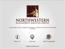 Tablet Screenshot of nwms-offshore.com